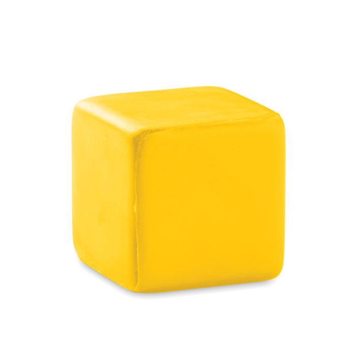 Anti-Stress-Würfel SQUARAX - gelb-943