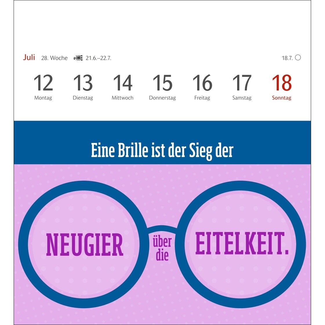 Der fette Vogel bricht den Ast Postkartenkalender-922