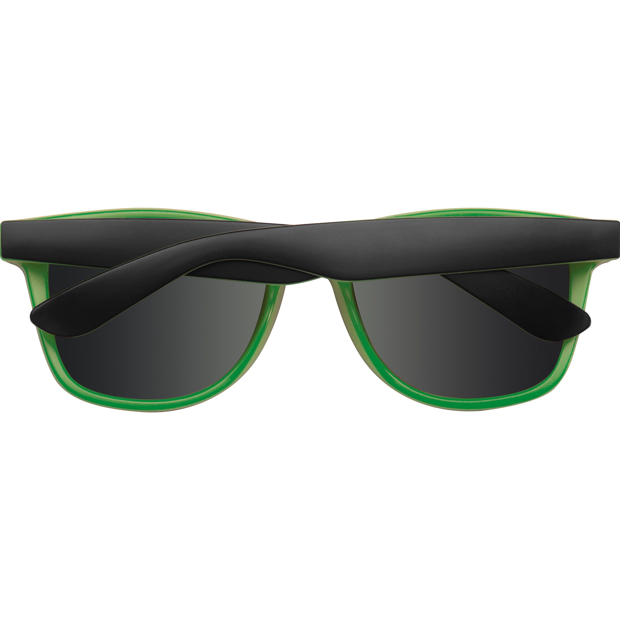 Sonnenbrille aus Kunststoff mit verspiegelten Gläsern, UV 400 Schutz - grün-369