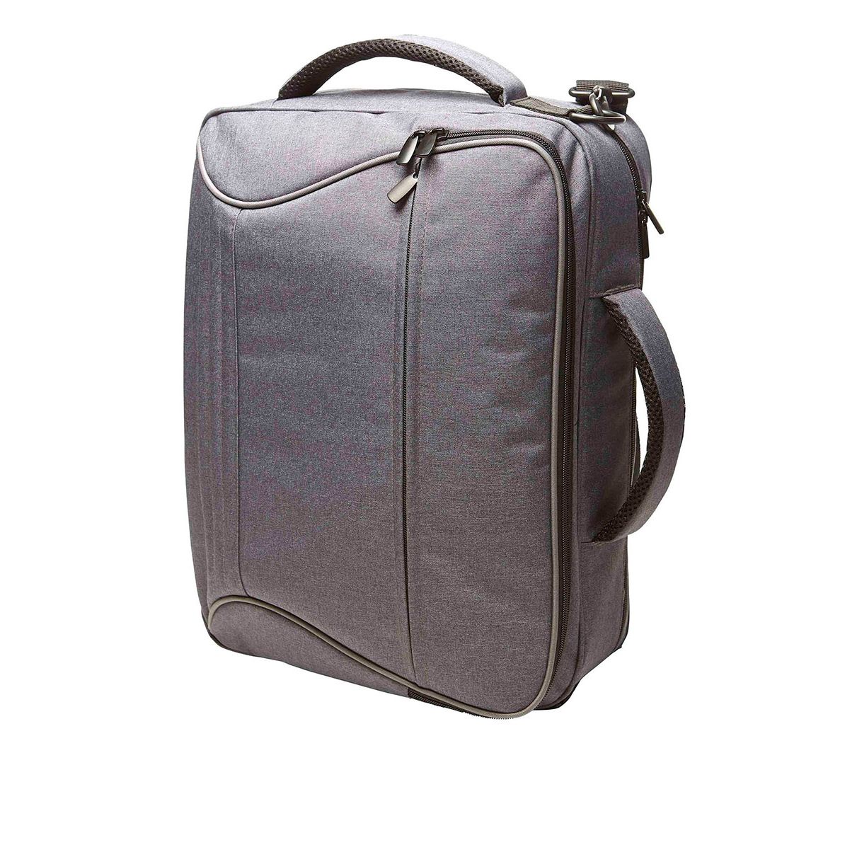 Combibag ATTENTION - blau-grau meliert-677
