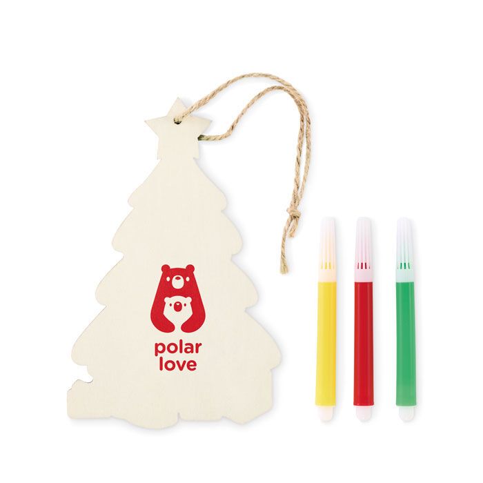 Weihnachtsschmuck Tanne COLORTREE - holz-268