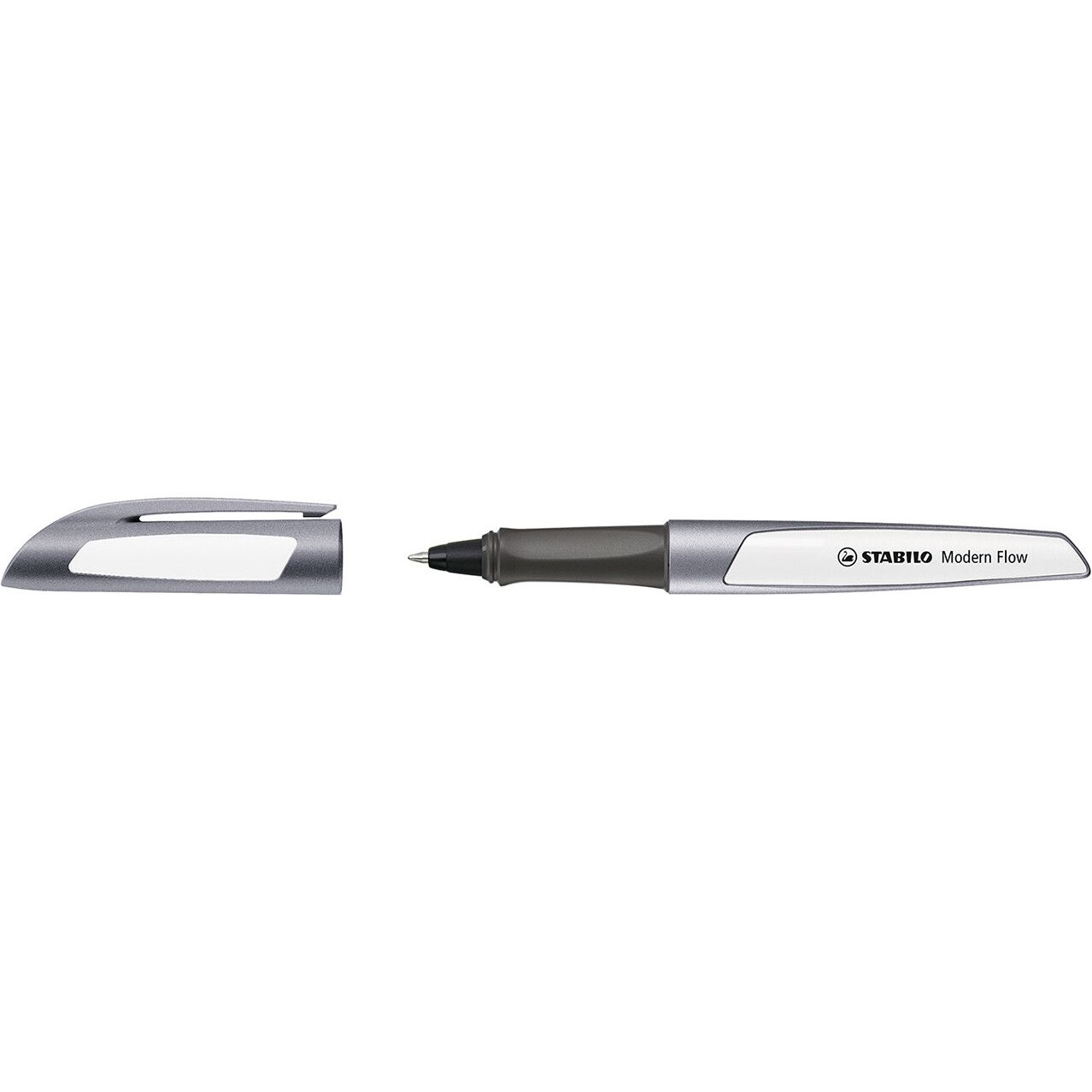 STABILO Modern Flow Gelroller - silber - weiß-533