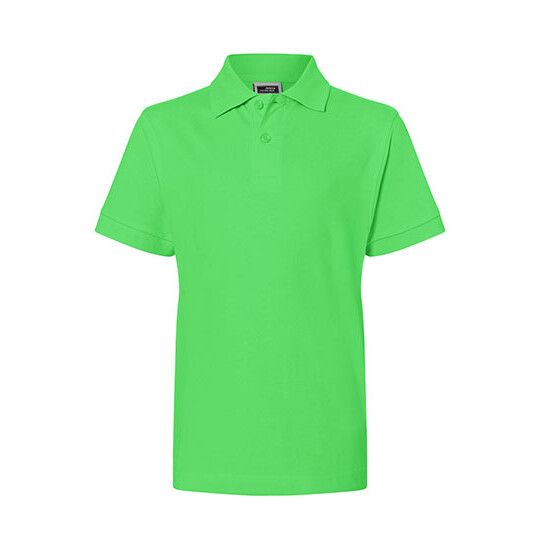 Junior Classic Polo - lime green-627