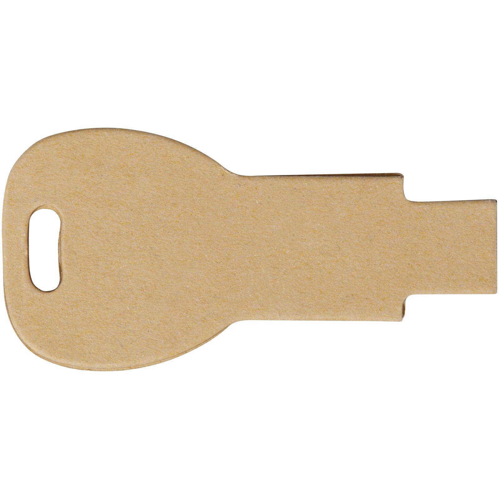 Schlüssel USB-Stick 2.0 aus recyceltem Papier - Kraftpapier - 1 GB-574