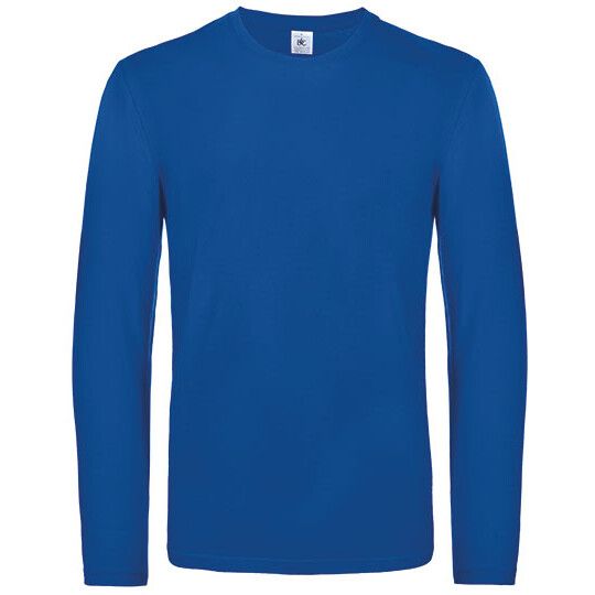 Men´s T-Shirt #E190 Long Sleeve für Herren - royal blue - 4XL-654
