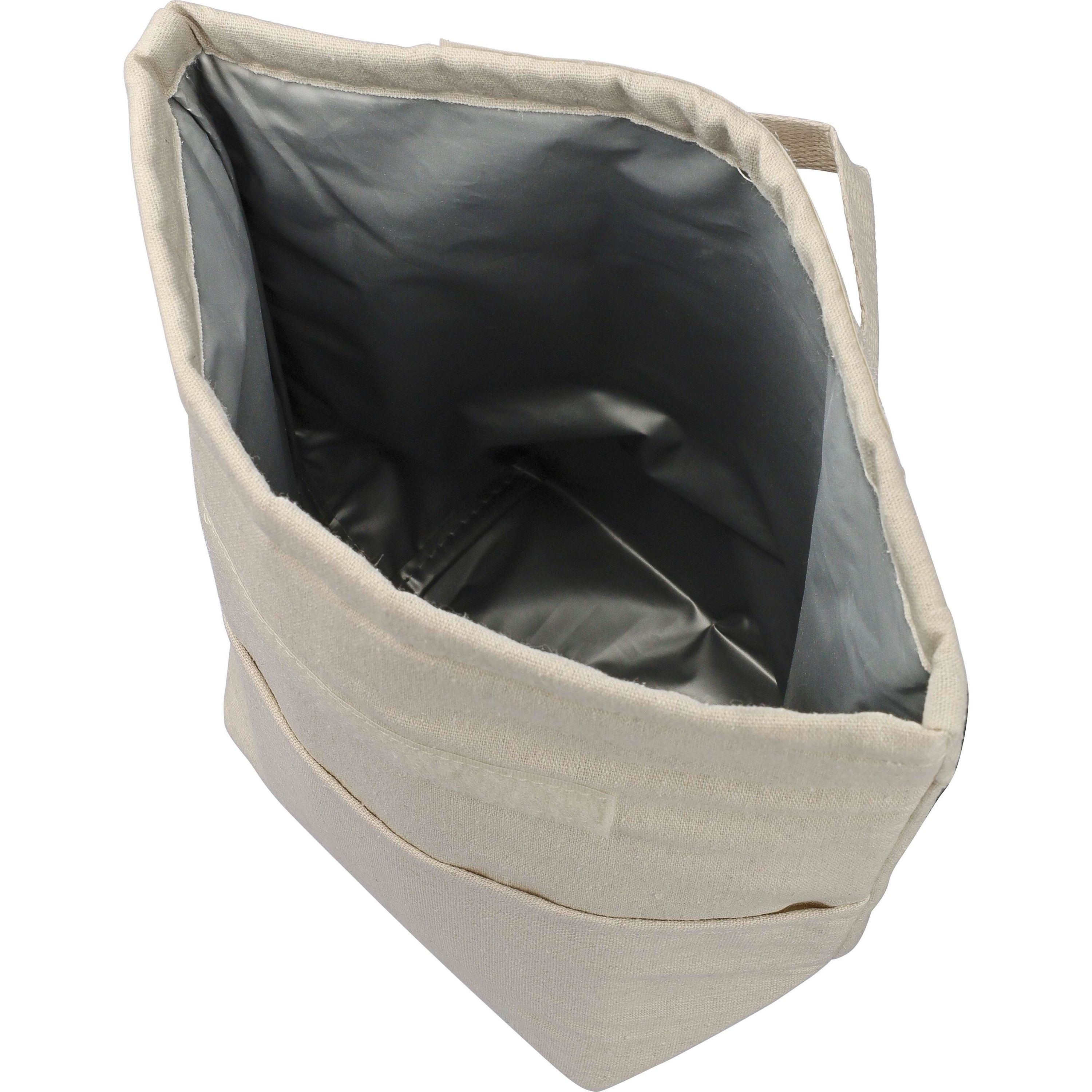 Kühltasche aus recycelter Baumwolle (220g/m2) Faith - khaki-38