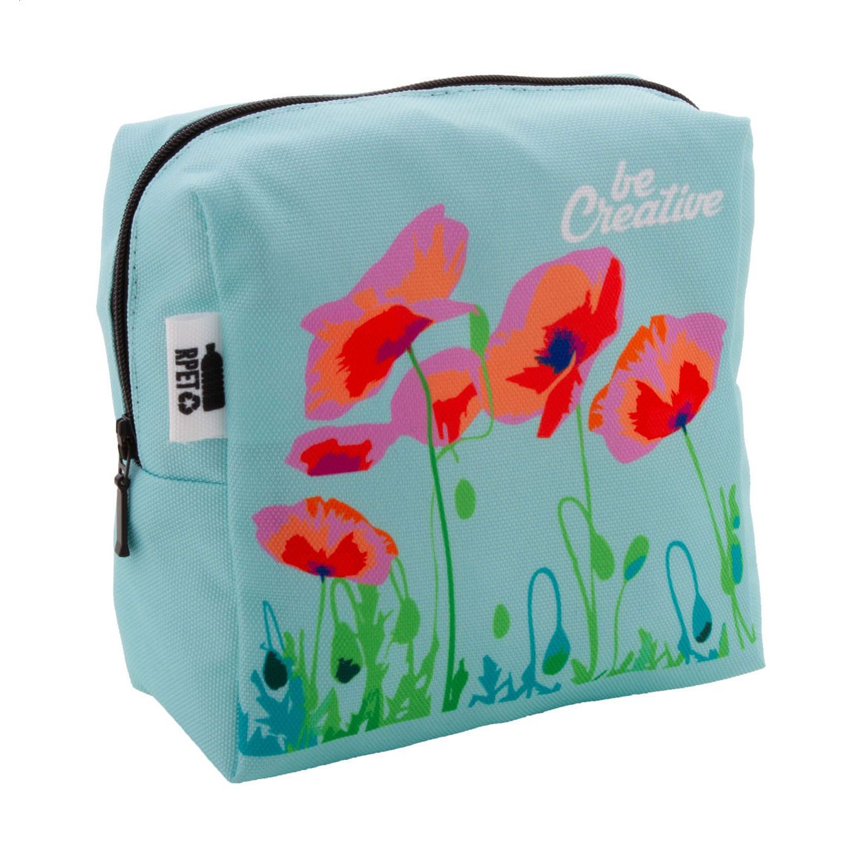 Individuelle Kosmetiktasche CreaBeauty Square M - schwarz-696