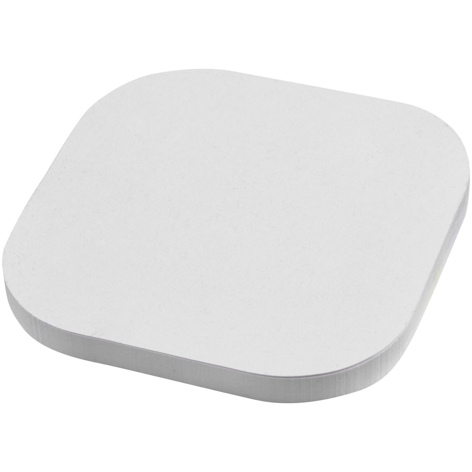 Sticky-Mate recycelte Haftnotizen mit runden Ecken - weiss-327