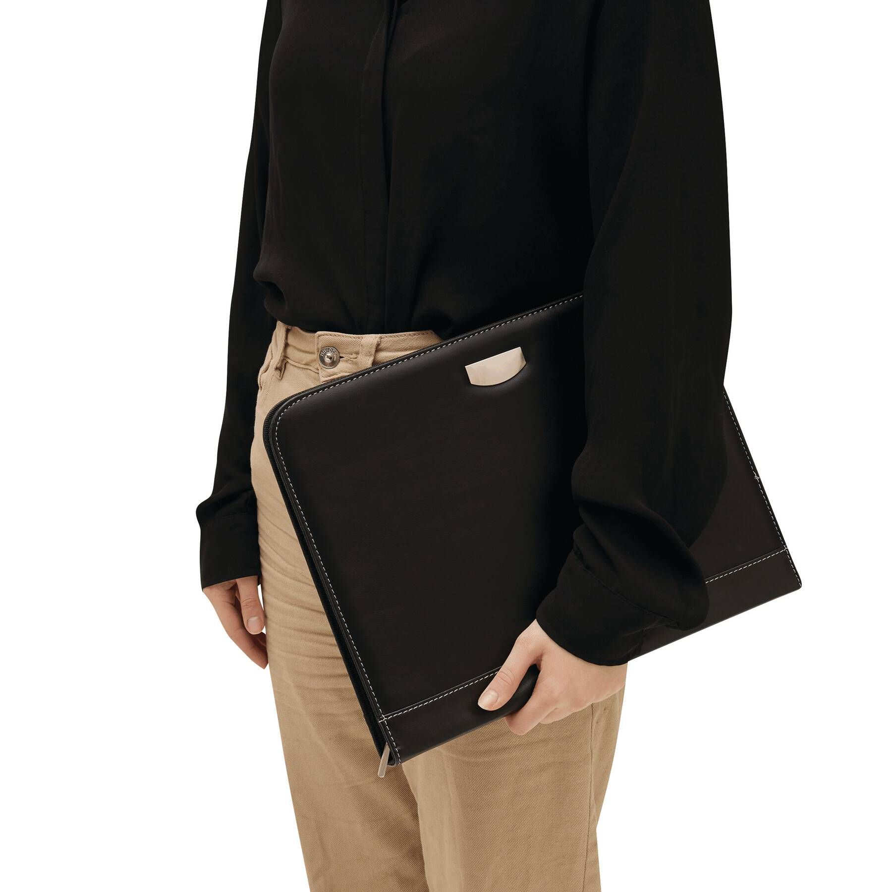 Portfolio NOBLESSE ZIP - schwarz-396