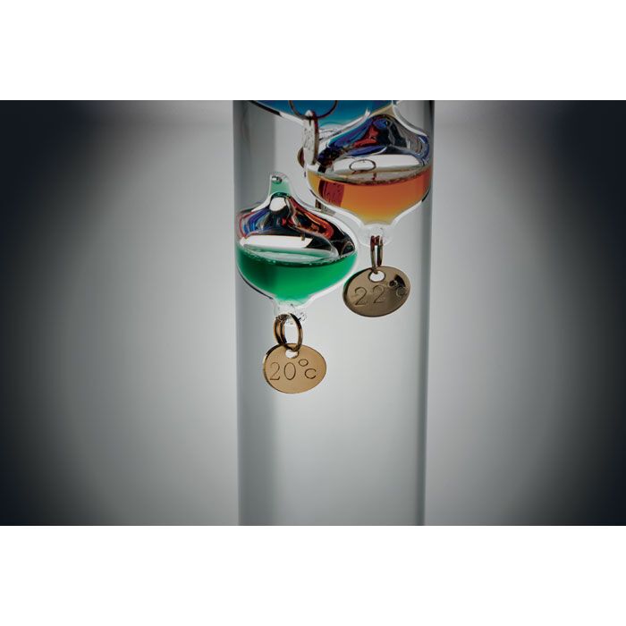 Galileo Thermometer Glas 28cm GALI - transparent-201