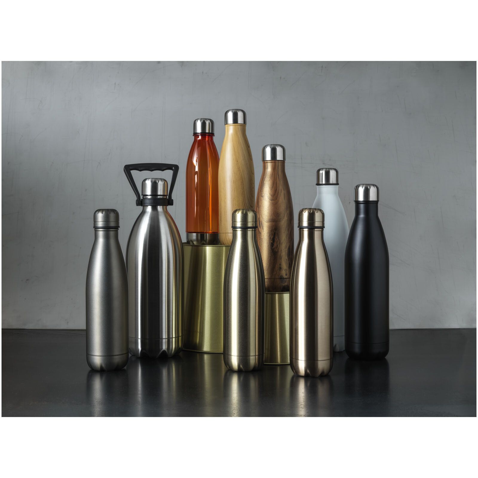 Cove 750 ml vakuumisolierte Edelstahlflasche - silber-713