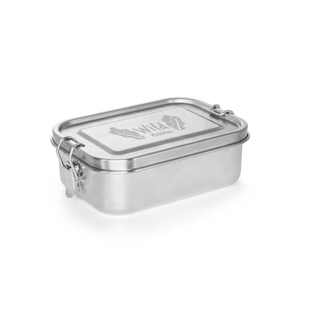 ALLSPICE Lunchbox. Robuste luftdichte Box aus (90% recyceltem) 750 ml - satinsilber-524
