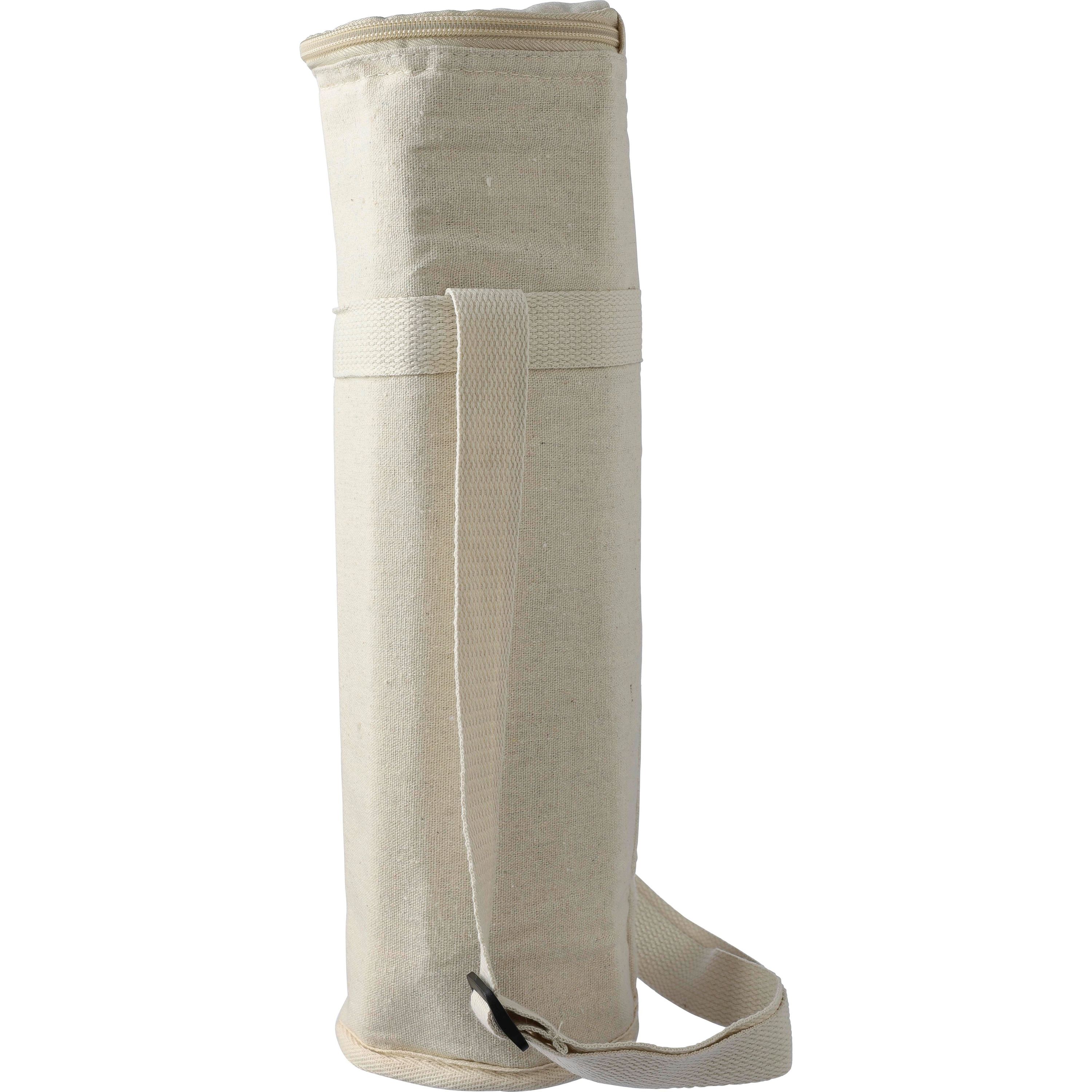 Kühltasche für Flaschen aus recycelter Baumwolle (270 g/m2) Eugene - khaki-421