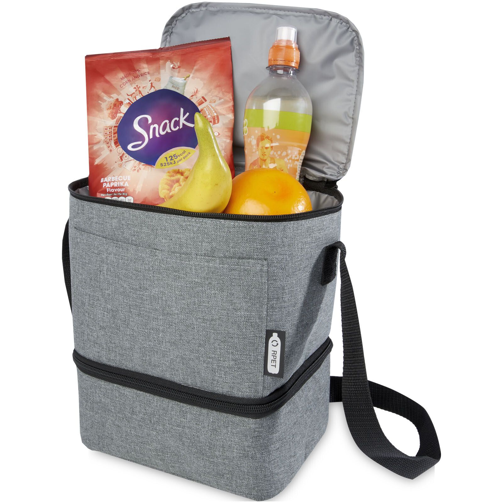 Tundra GRS rPET Lunch Kühltasche für 9 Dosen 9L - heather grau-827