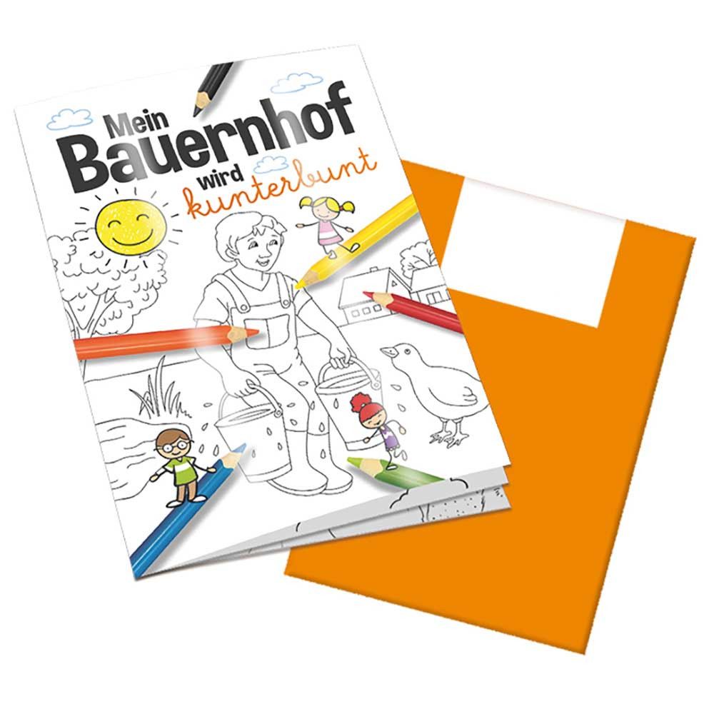 Malbuch / Mal-Set A6 - Bauernhof - Malbuch neutral-53
