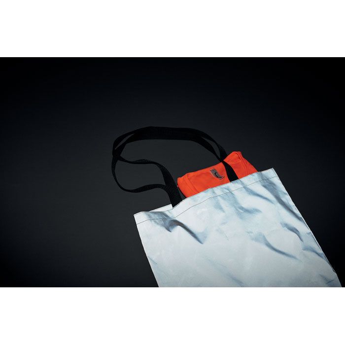 Reflektierende Einkaufstasche VISI TOTE - mattsilber-947