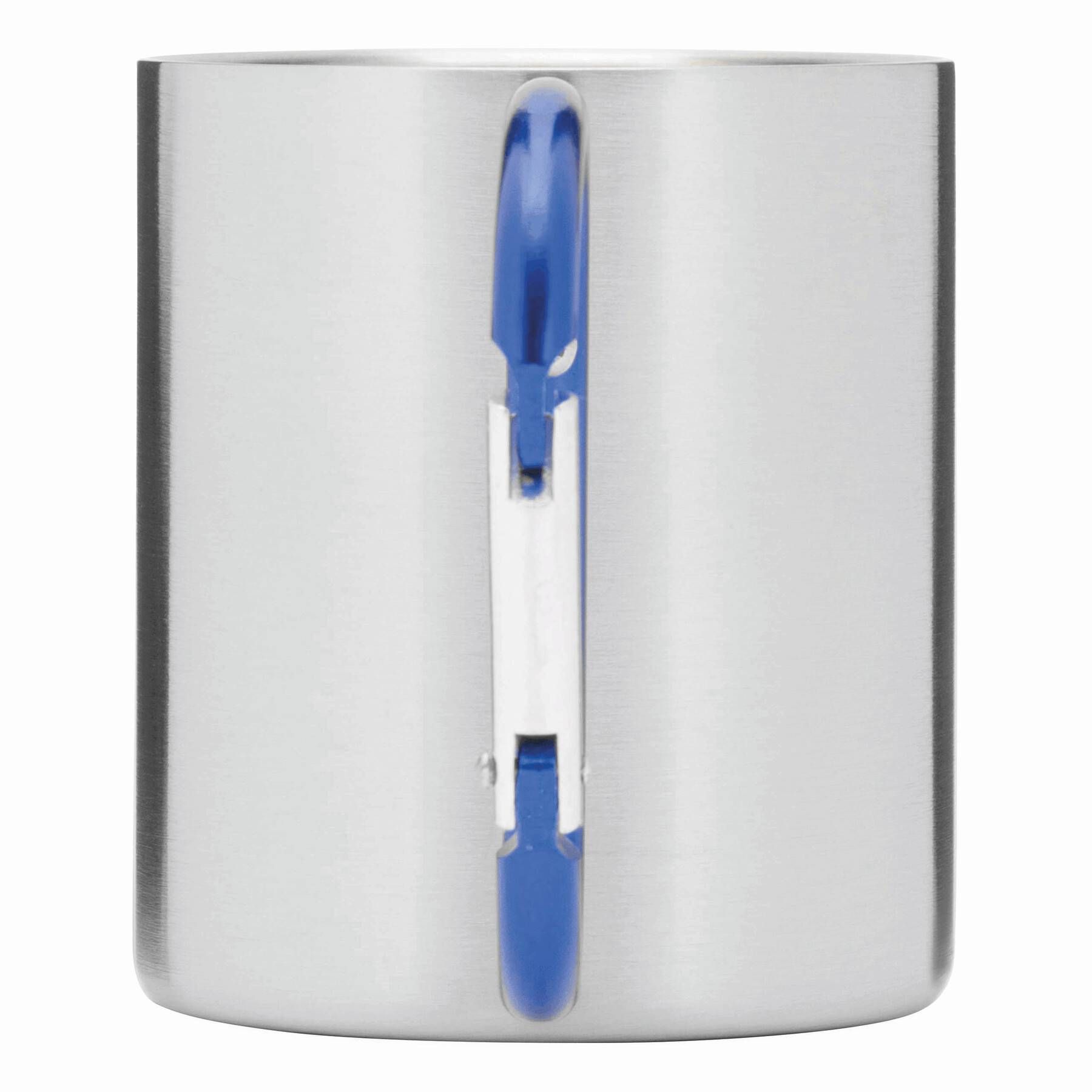 Edelstahl Becher HIKING DAY - blau - silber-327