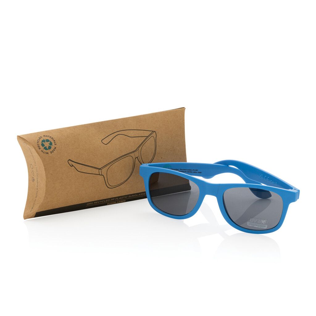 Sonnenbrille aus RCS recyceltem PP-Kunststoff - blau-709