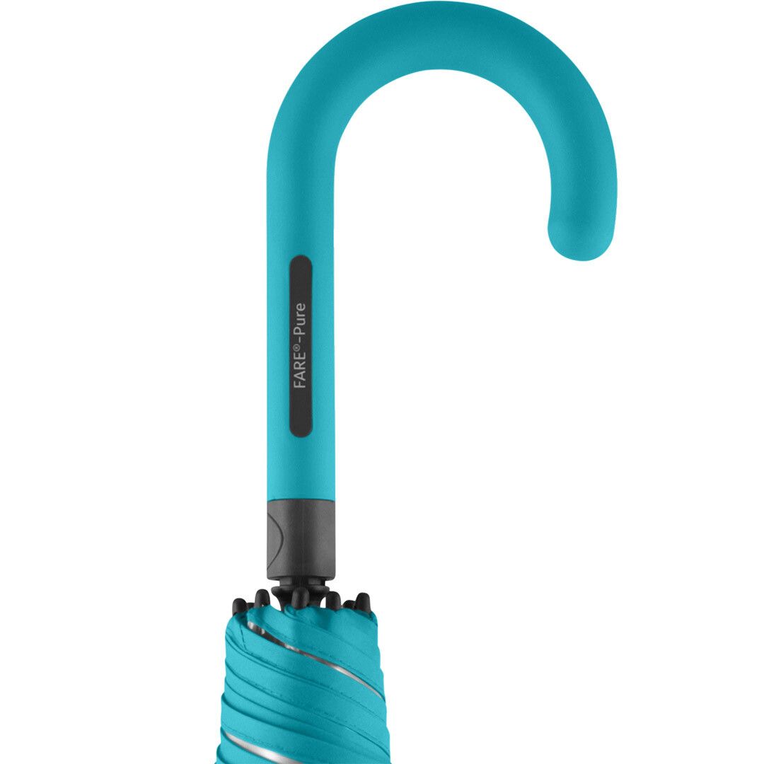 AC-Stockschirm FARE® Pure Ø105 cm - transparent - petrol-577