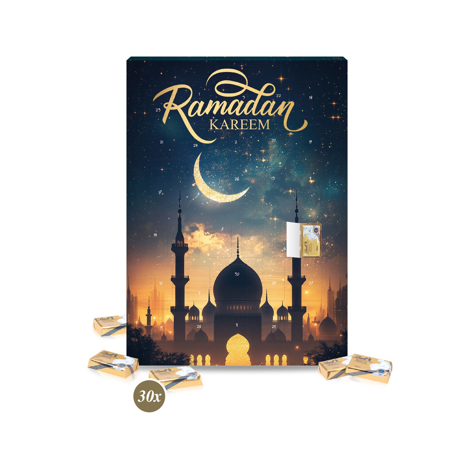 Ramadan-Kalender mit Lindt Schokolade-299
