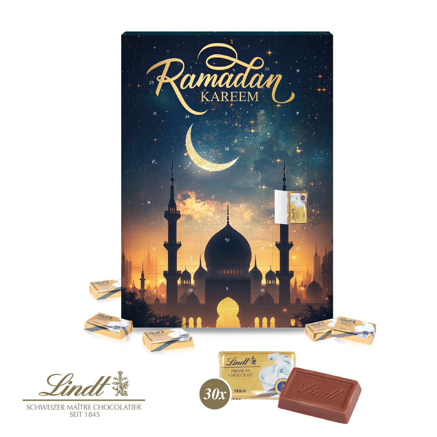 Ramadan-Kalender mit Lindt Schokolade-299