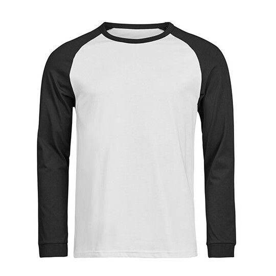UNLABELED Baseball Tee - white - black-335