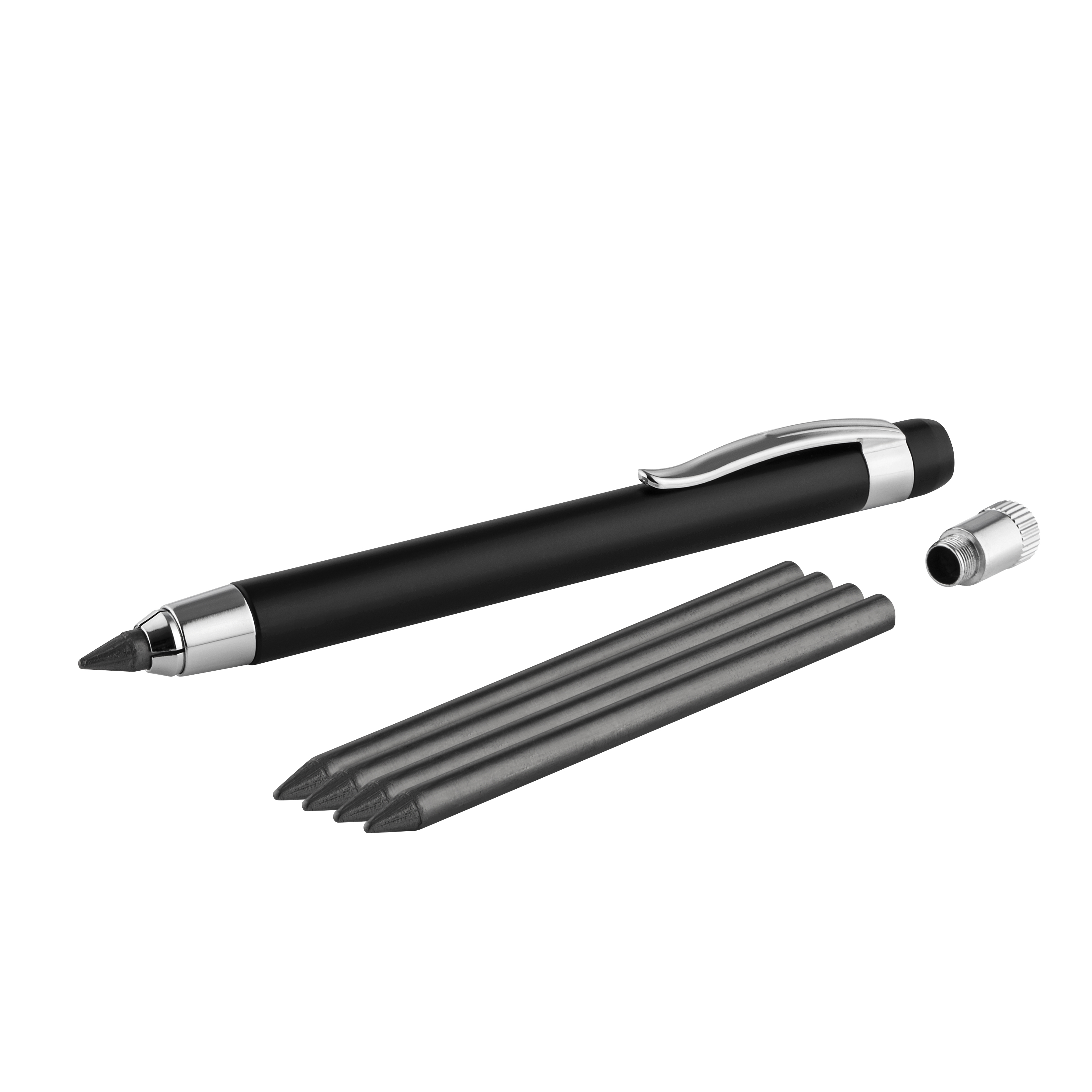 Metmaxx® Fallminenstift "ScribleStar+" EVO - schwarz-781