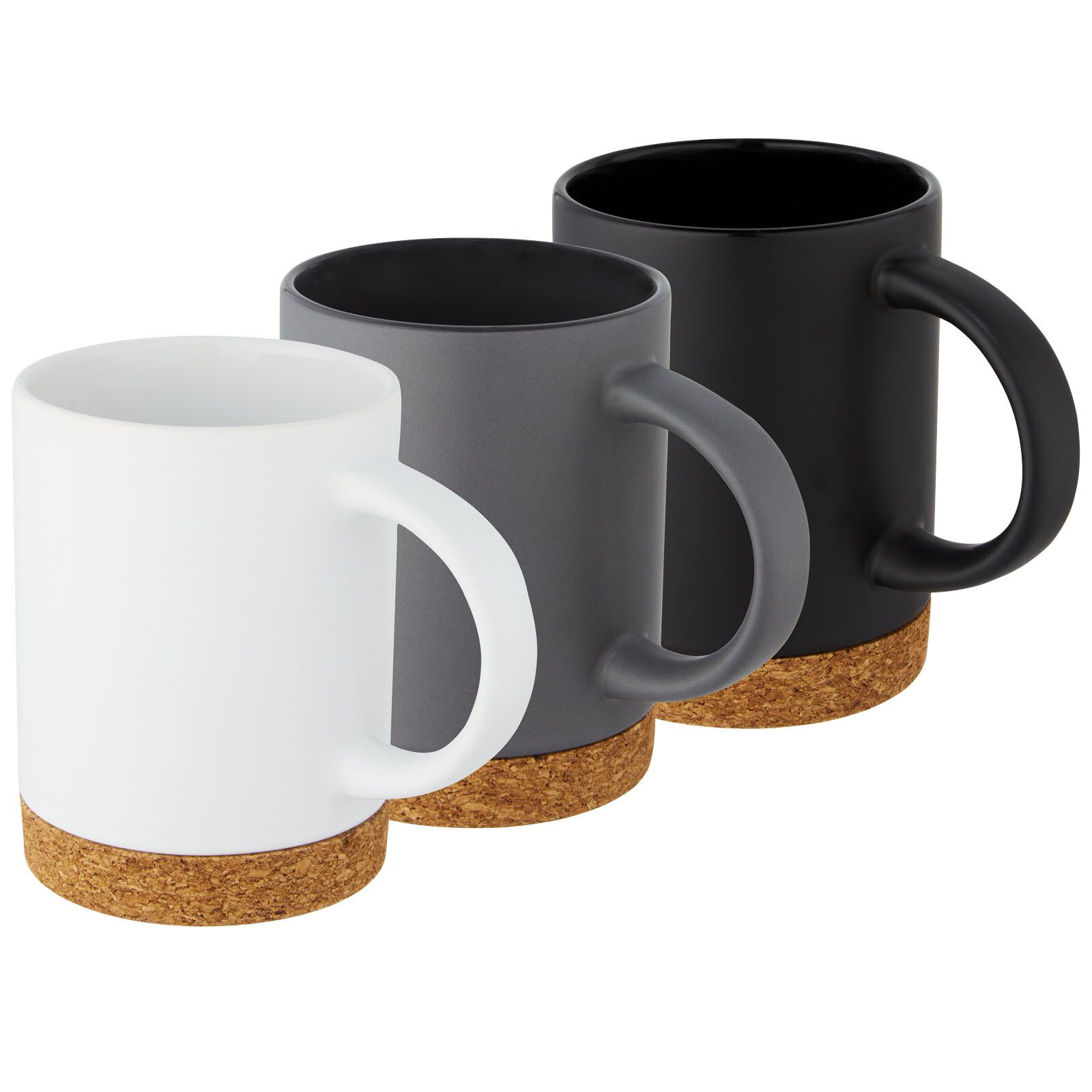 Neiva 425 ml Keramiktasse mit Korkboden - weiss-981