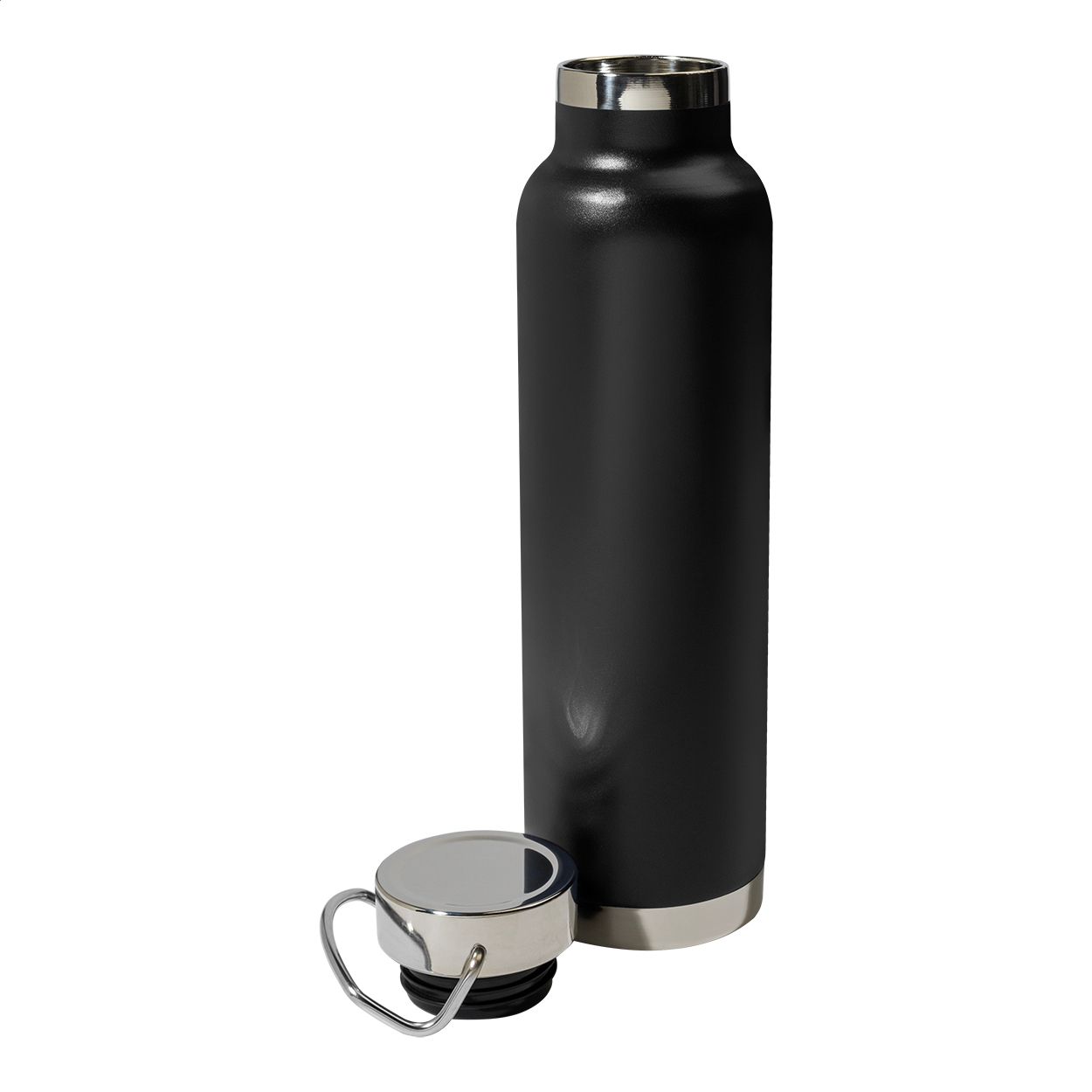 Cuppar Kupferisolierte Thermoflasche, 650 ml - schwarz-370