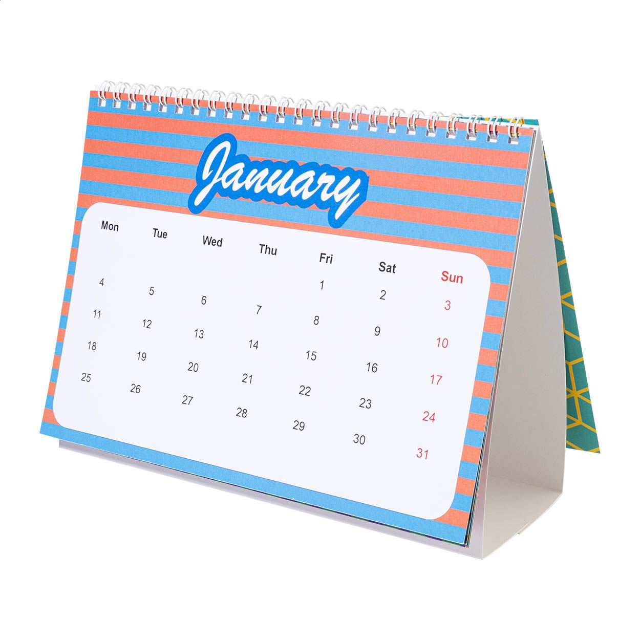 CreaDate Desk Individueller Tischkalender - weiß-414