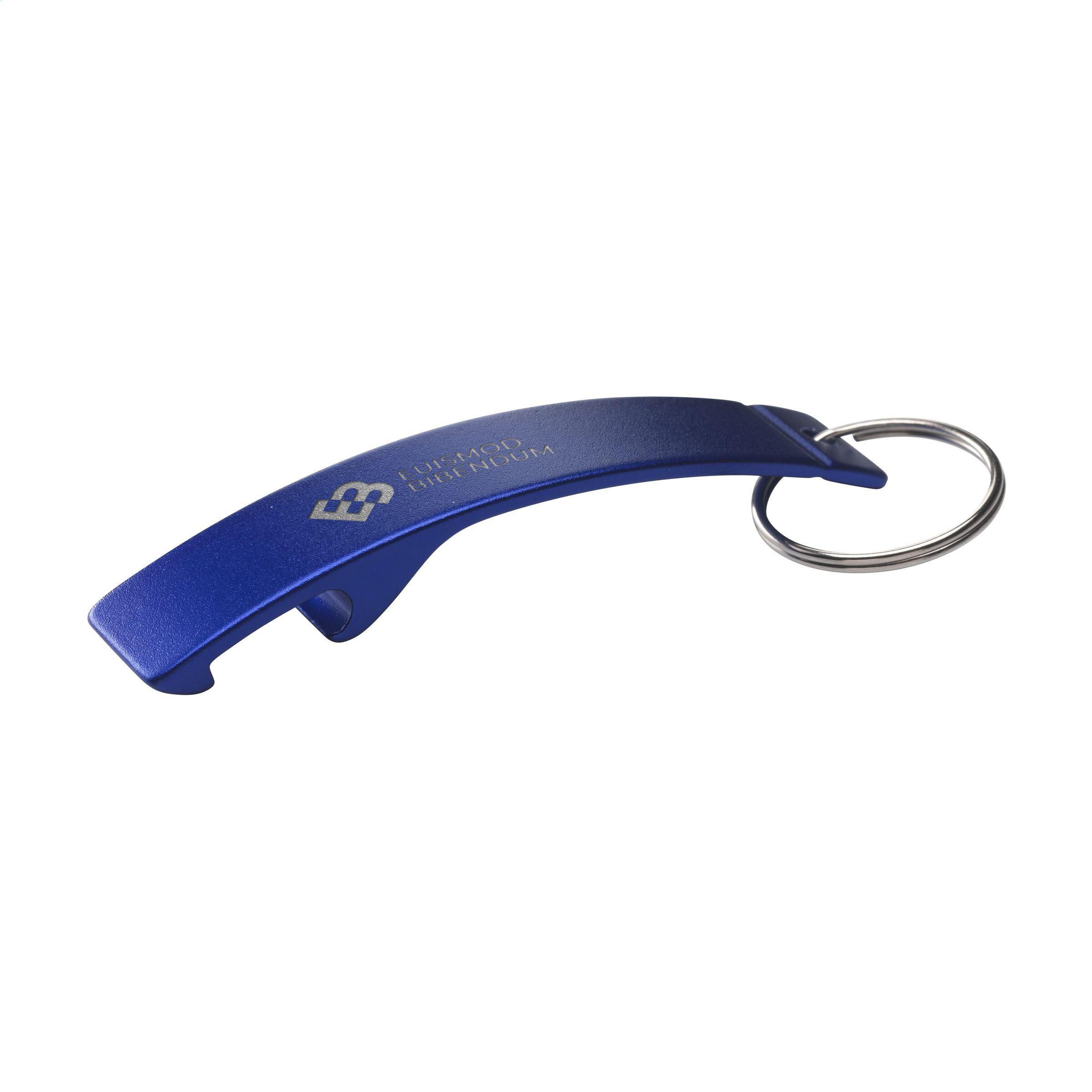 Alu Opener GRS Recycled Öffner Schlüsselanhänger - blau-614