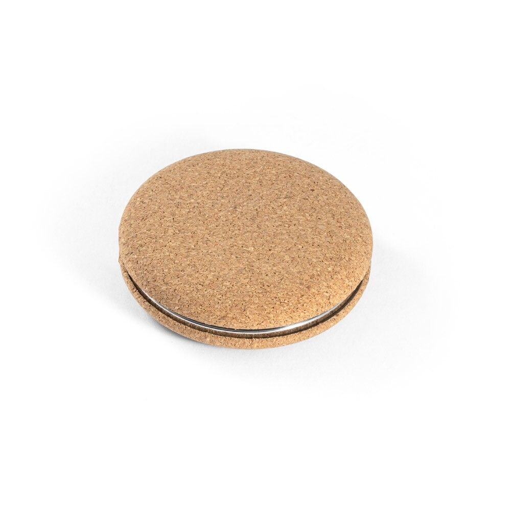 TILBURY Doppelter Taschenspiegel aus Kork - natur-178