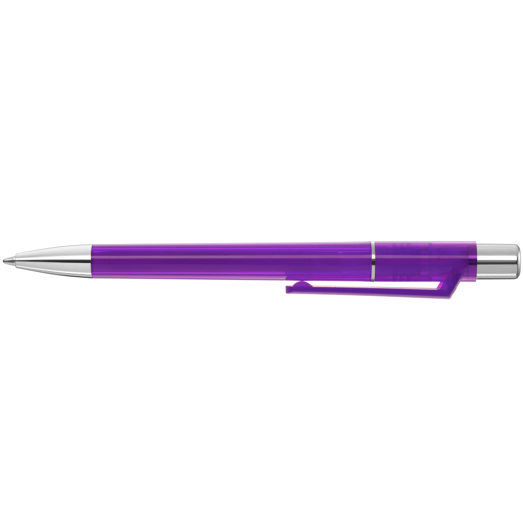 Pepp Transparent Si Druckkugelschreiber - violett-776