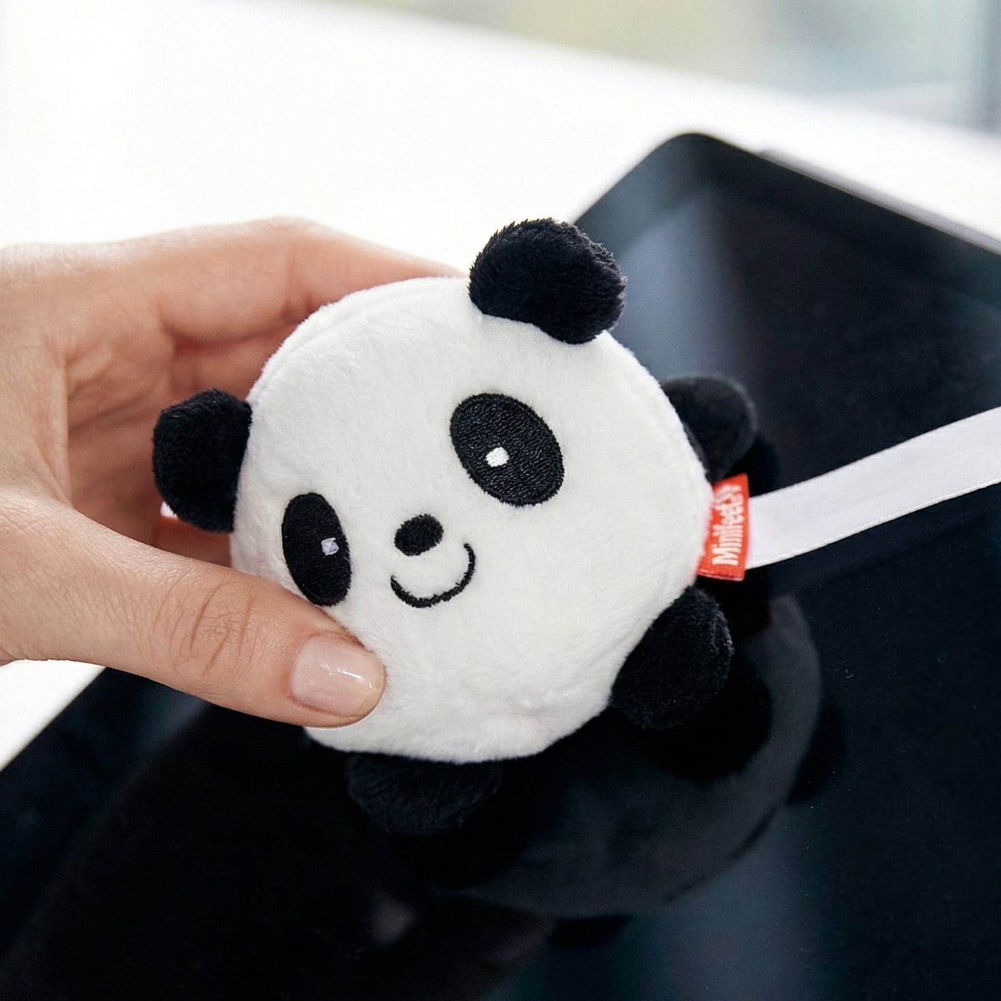 MiniFeet® Bildschirmreiniger Schmoozies® Panda - schwarz - weiß-972