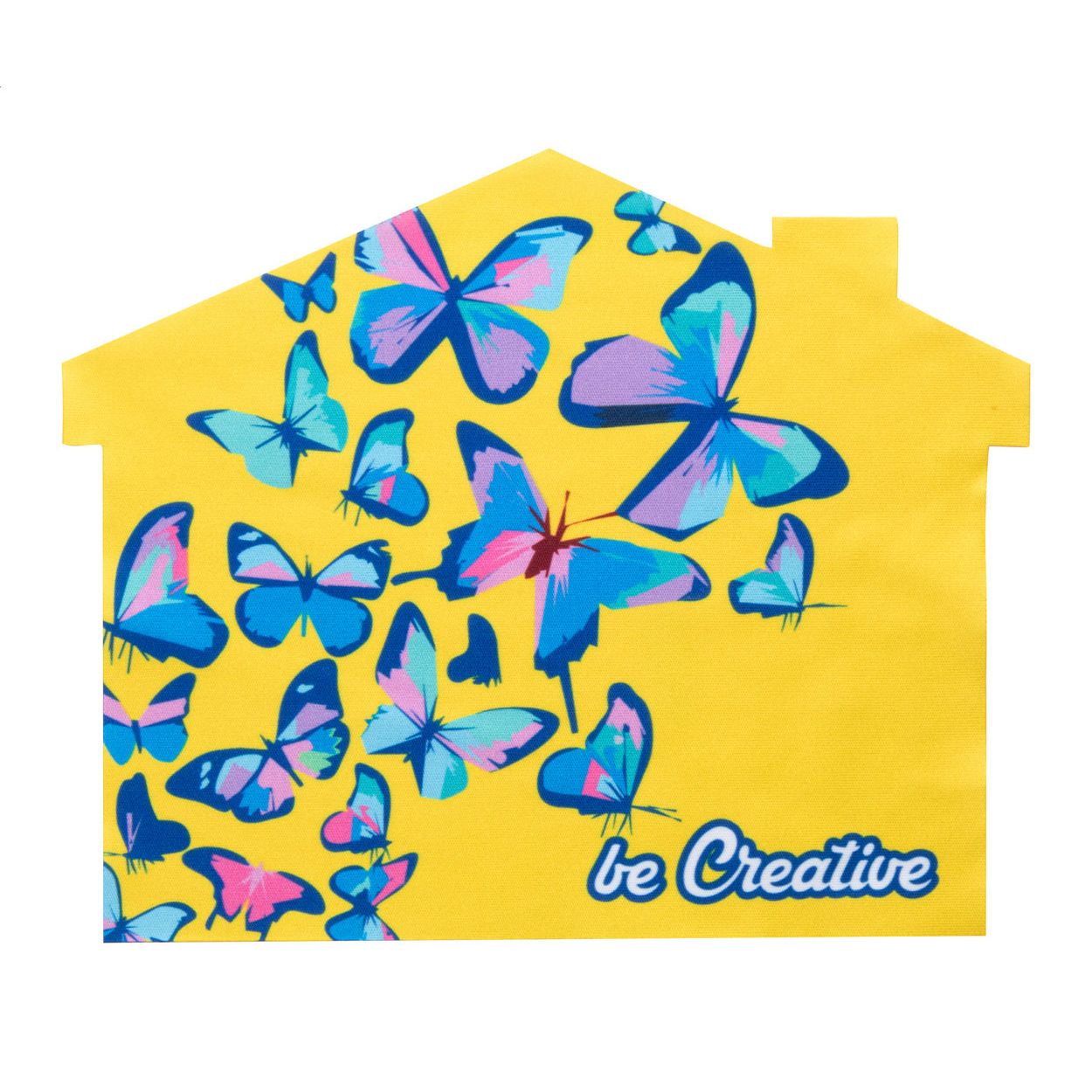 CreaClean RPET Individuelles Reinigungstuch, Haus - weiß-559