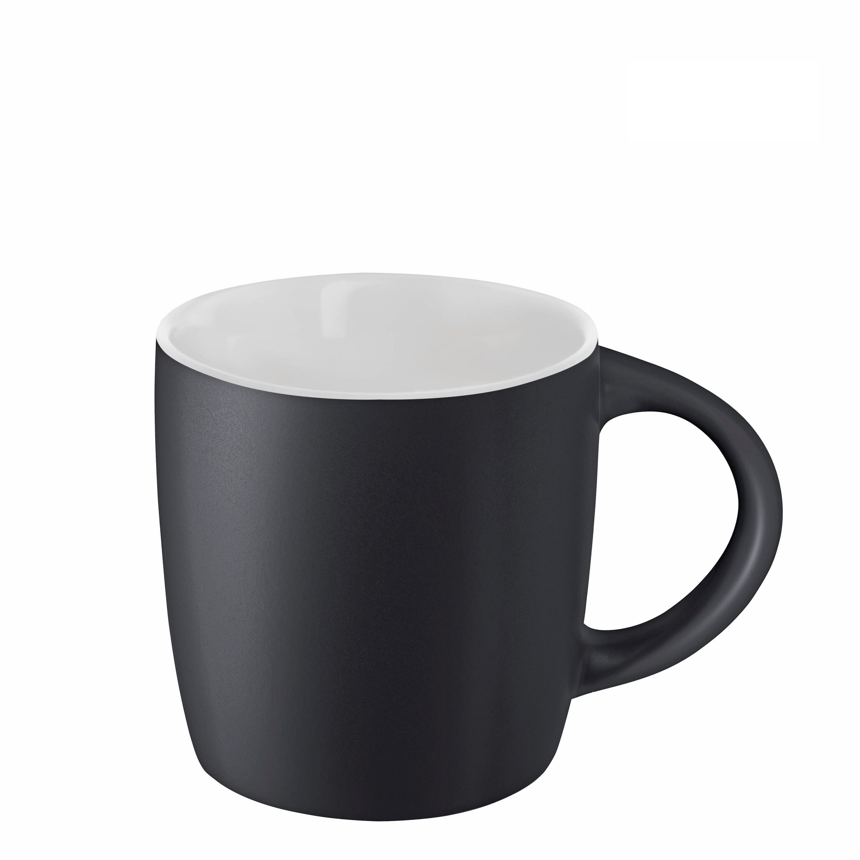 Ennia Black Inside Steinzeugtasse 250 ml - weiß-569