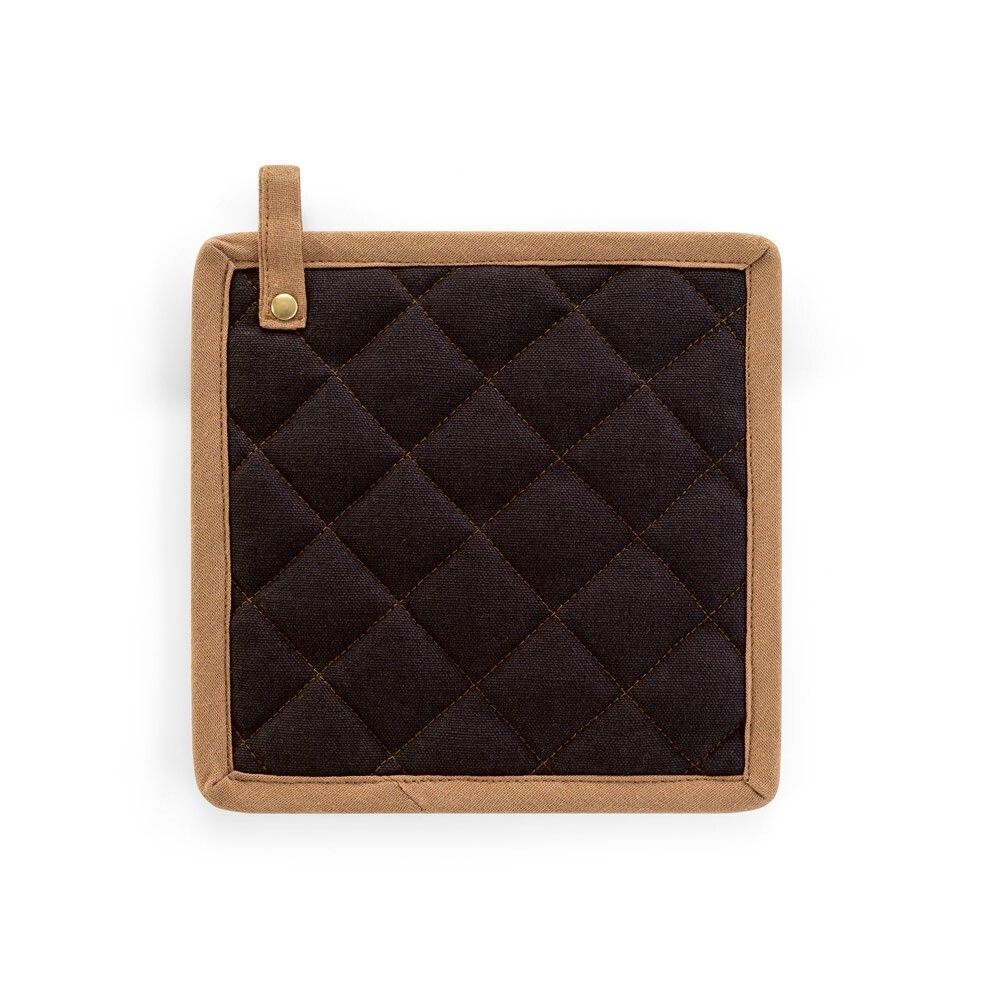CLOVES Topflappen für Küchentöpfe aus Baumwollgewebe (275 g/m²) - schwarz-863