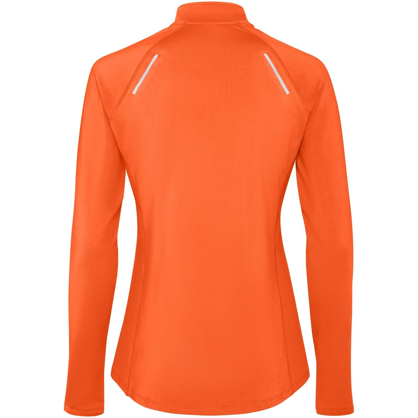 Estambul Half-Zip Sweatshirt für Damen - feuerorange - XL-871