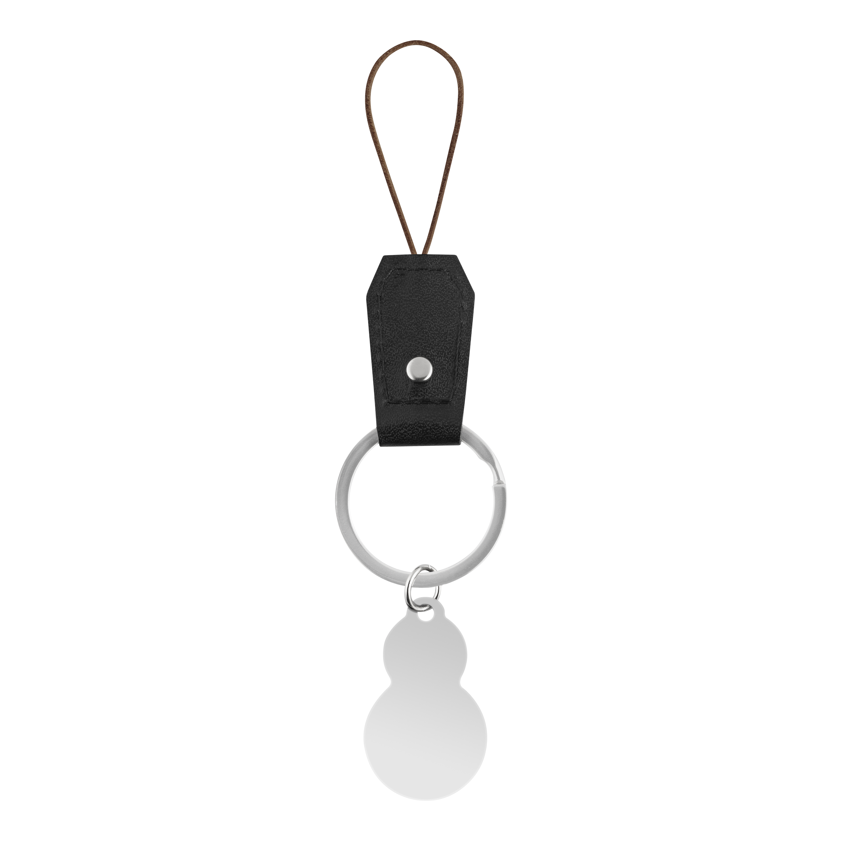 Metmaxx® Schlüsselanhänger "MetalClip" - schwarz-948