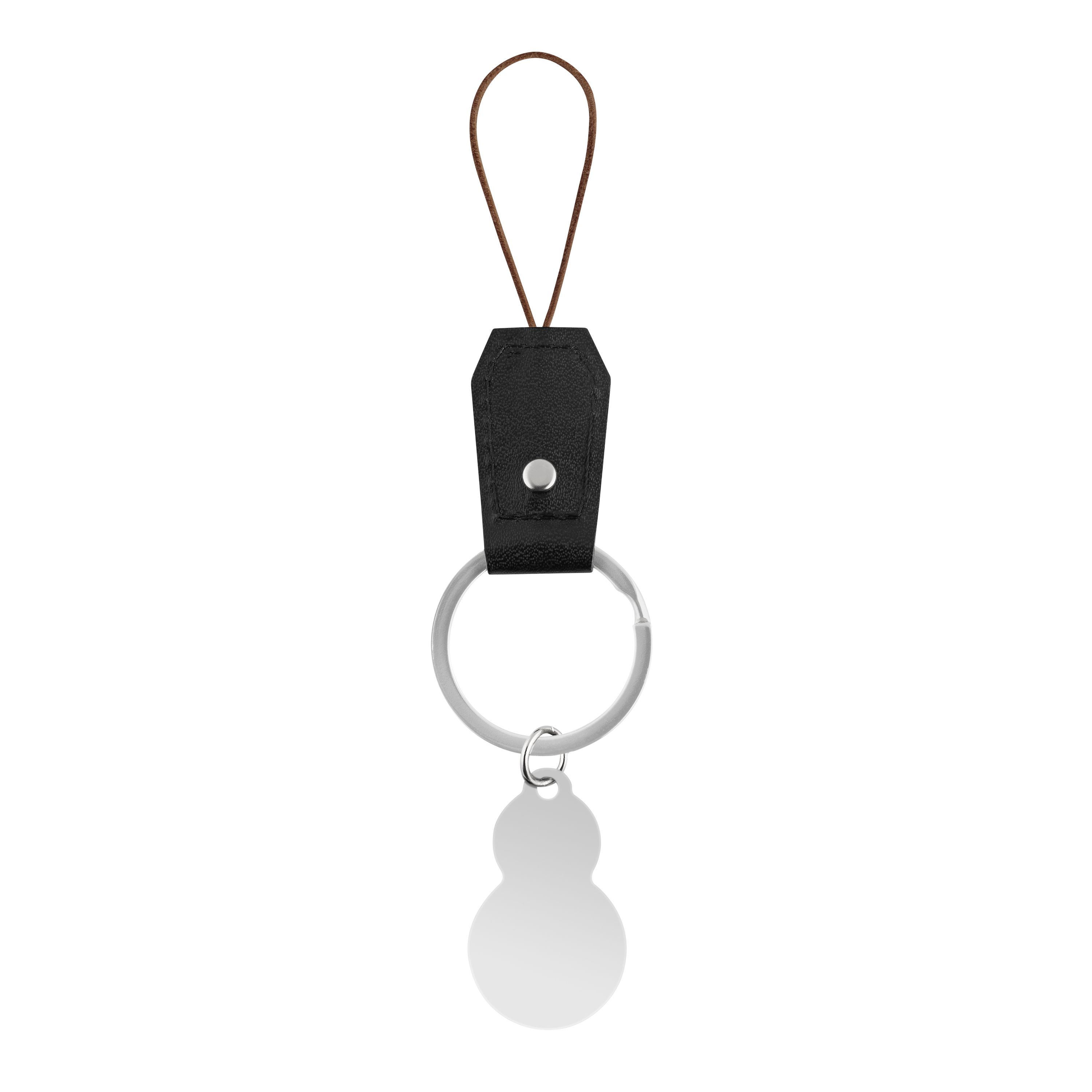 Metmaxx® Schlüsselanhänger "MetalClip" - schwarz-948