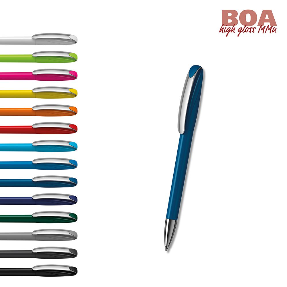 Drehkugelschreiber Boa high gloss MMn - hellgrün-639