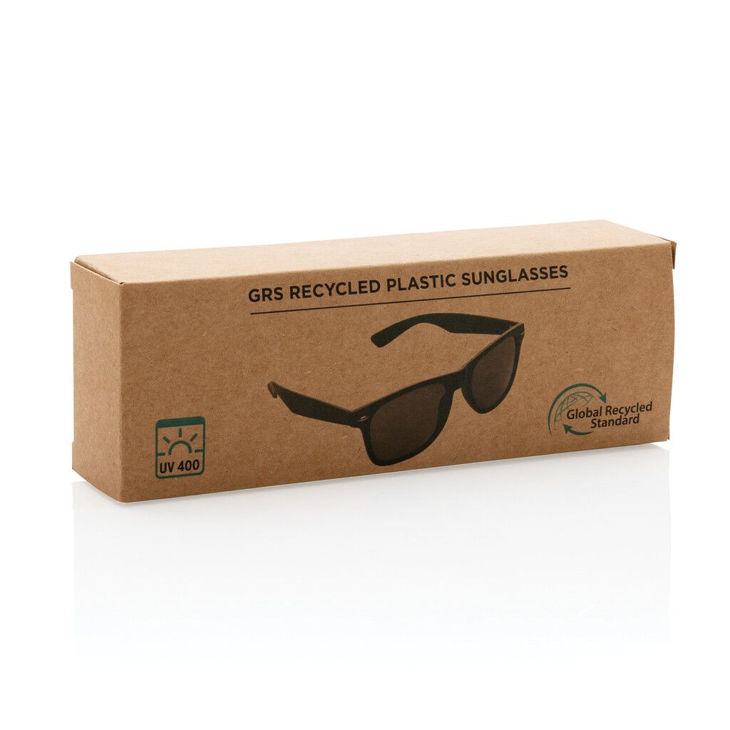 Sonnenbrille aus GRS recyceltem PC Kunststoff - schwarz-711