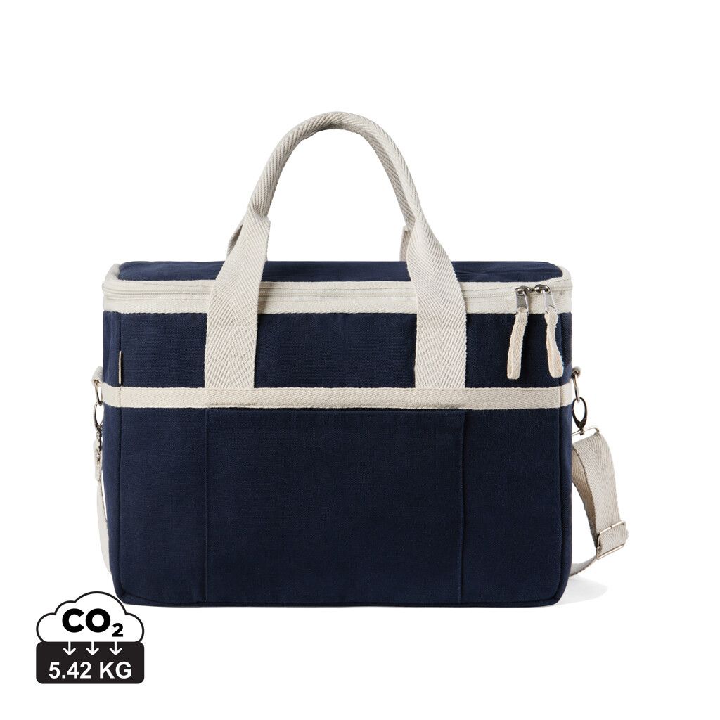 VINGA Volonne AWARE™ Kühlkorb aus recyceltem Canvas - blau-890