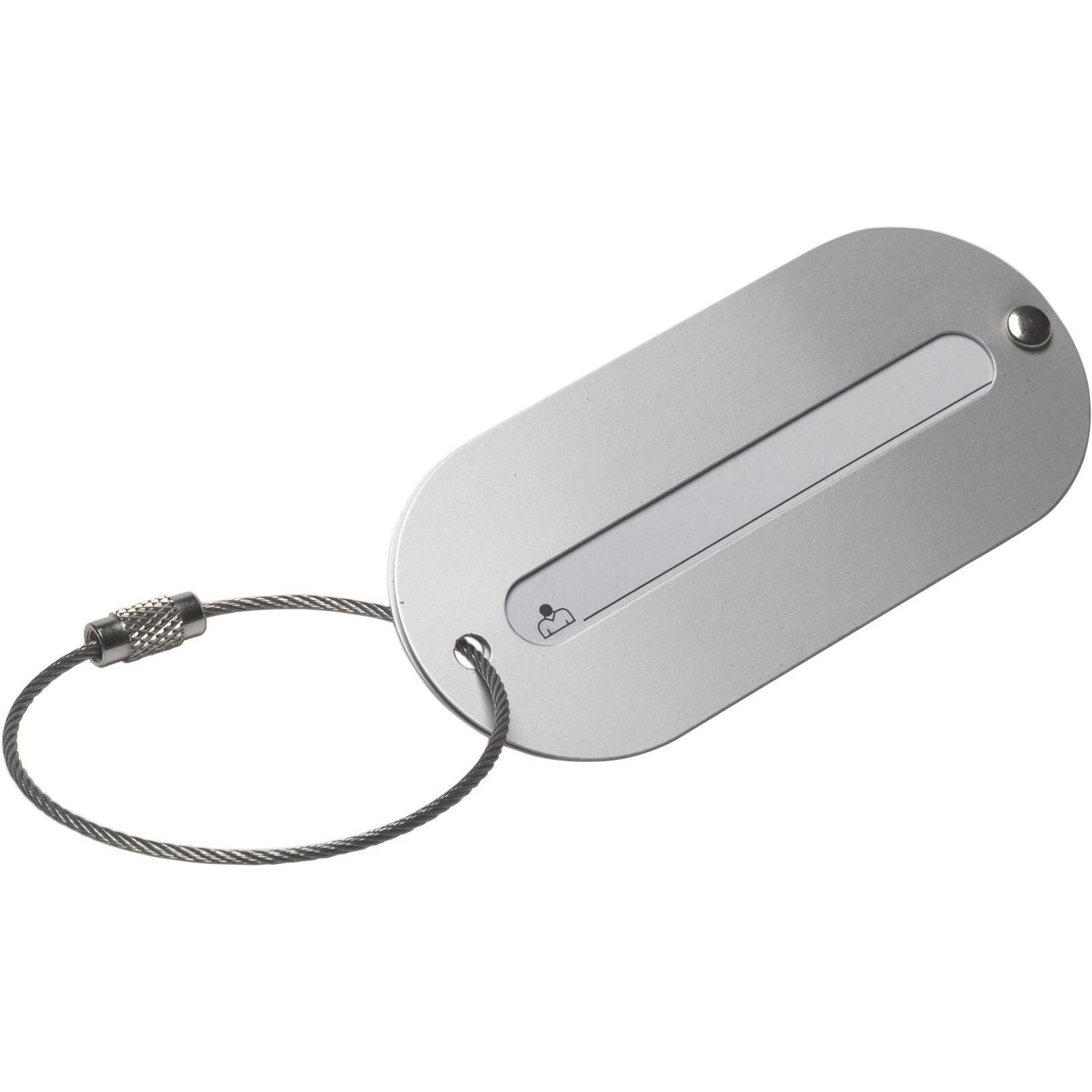 Kofferanhänger aus Metall Isa - silber-850