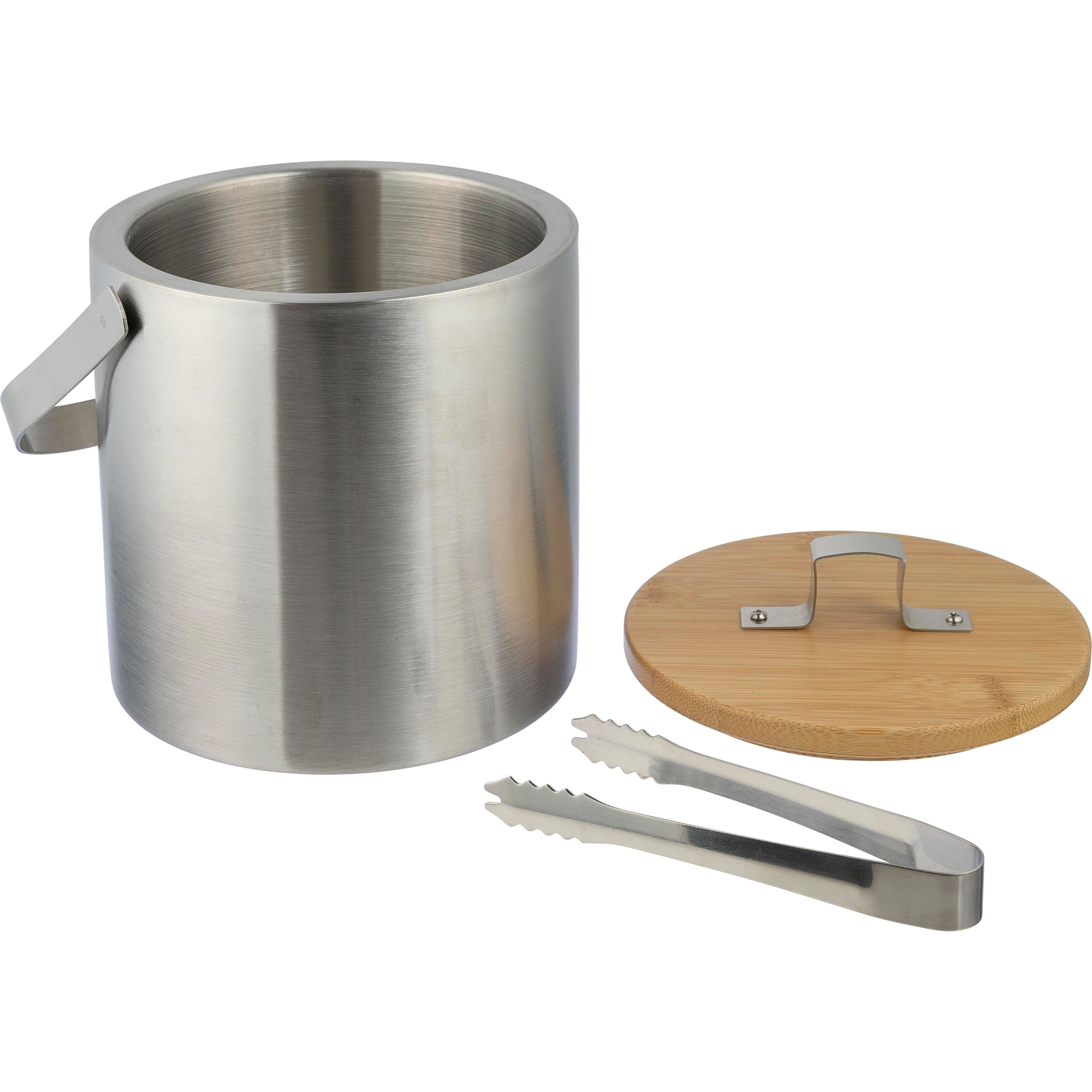 Doppelwandiger Eiskübel aus Edelstahl Fenwick - silber-484