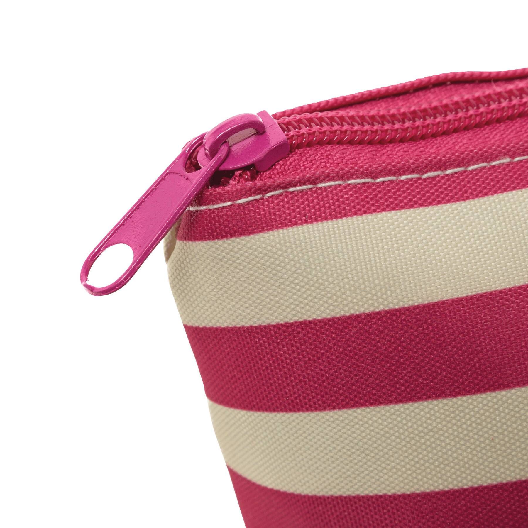 Kulturbeutel STRIPY - beige - pink-872