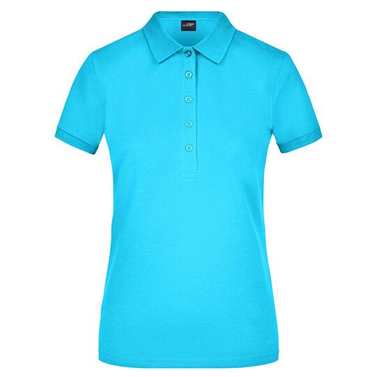 Ladies´ Elastic Polo Piqué - turquoise-209