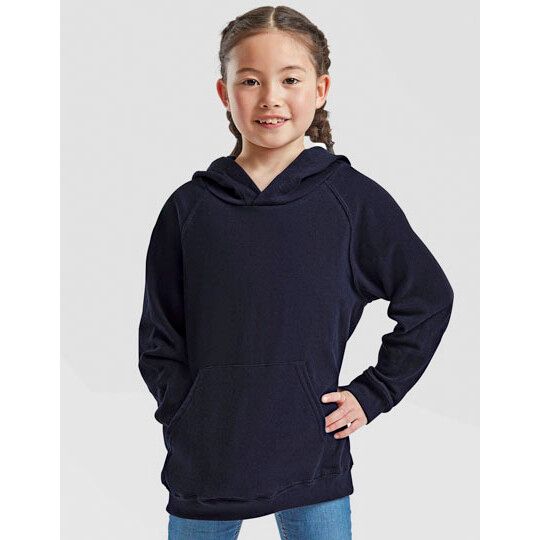 Kids´ Lightweight Hooded Sweat - heather grey-689