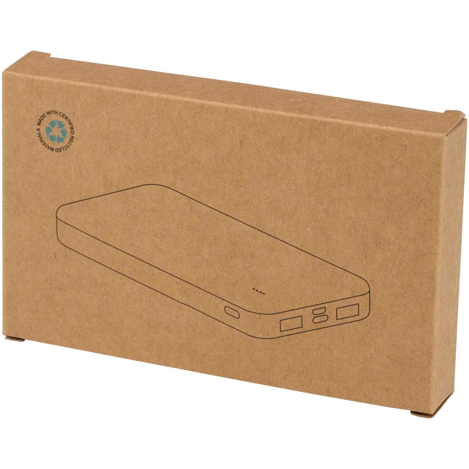 Intan 10 W 10.000 mAh Powerbank aus recyceltem Kunststoff - schwarz-43