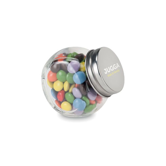Schokolinsen im Glasspender CHOCKY - multicolour-177